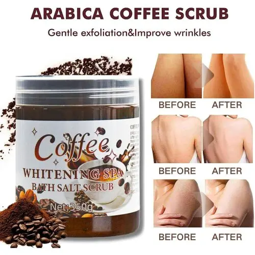 Coffee Sea Salt Bath Brightening Spa Scrub