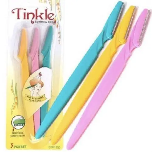 Tinkle Eyebrow Razors Facial Hair Removal Set