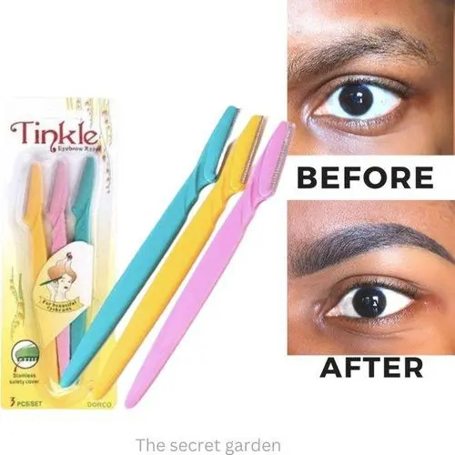 Tinkle Eyebrow Razors Facial Hair Removal Set