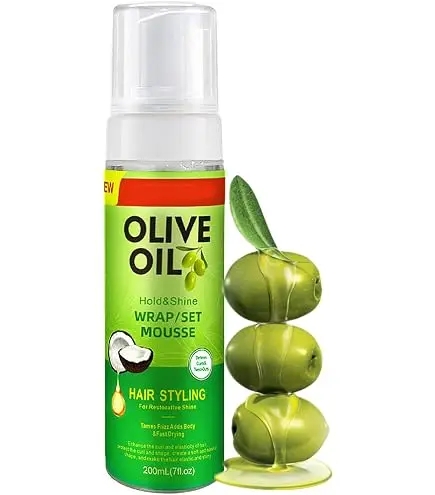 Ors Olive Oil Hold & Shine Wrap/Set Mousse - Coconut Oil