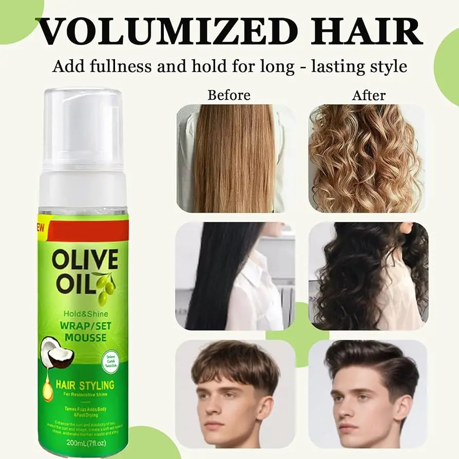 Ors Olive Oil Hold & Shine Wrap/Set Mousse - Coconut Oil