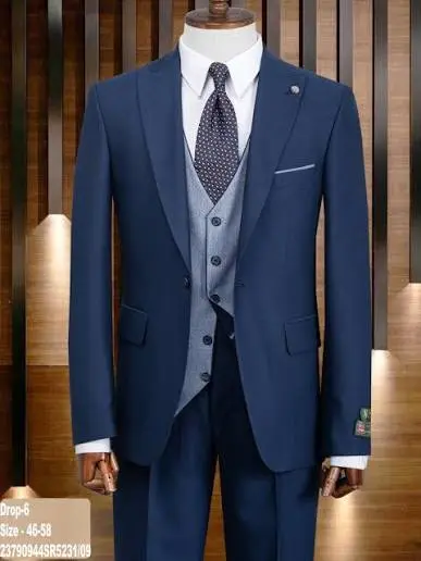Banagat High Quality 3 Piece Set (Jacket Vest & Pants)
