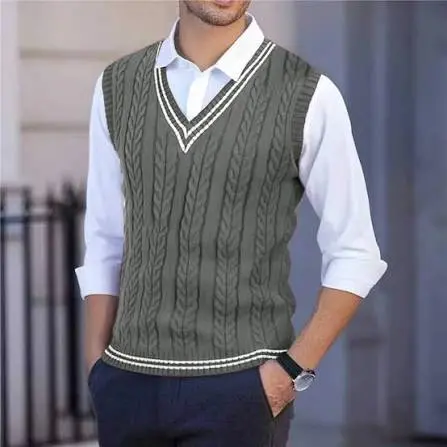 Vneck Sleeveless Sweater