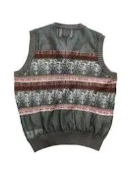 Mens Sleeveless Sweater Vest Lightweight Vneck Solid