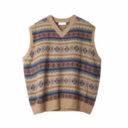 Mens Sleeveless Sweater Vest Lightweight Vneck Solid