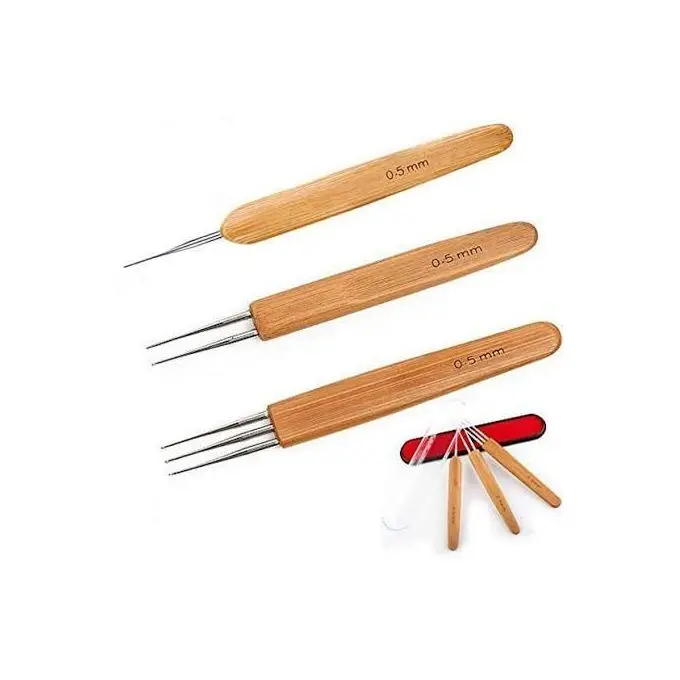 3Pieces Dreadlocks Crotchet Hooks Needles Set