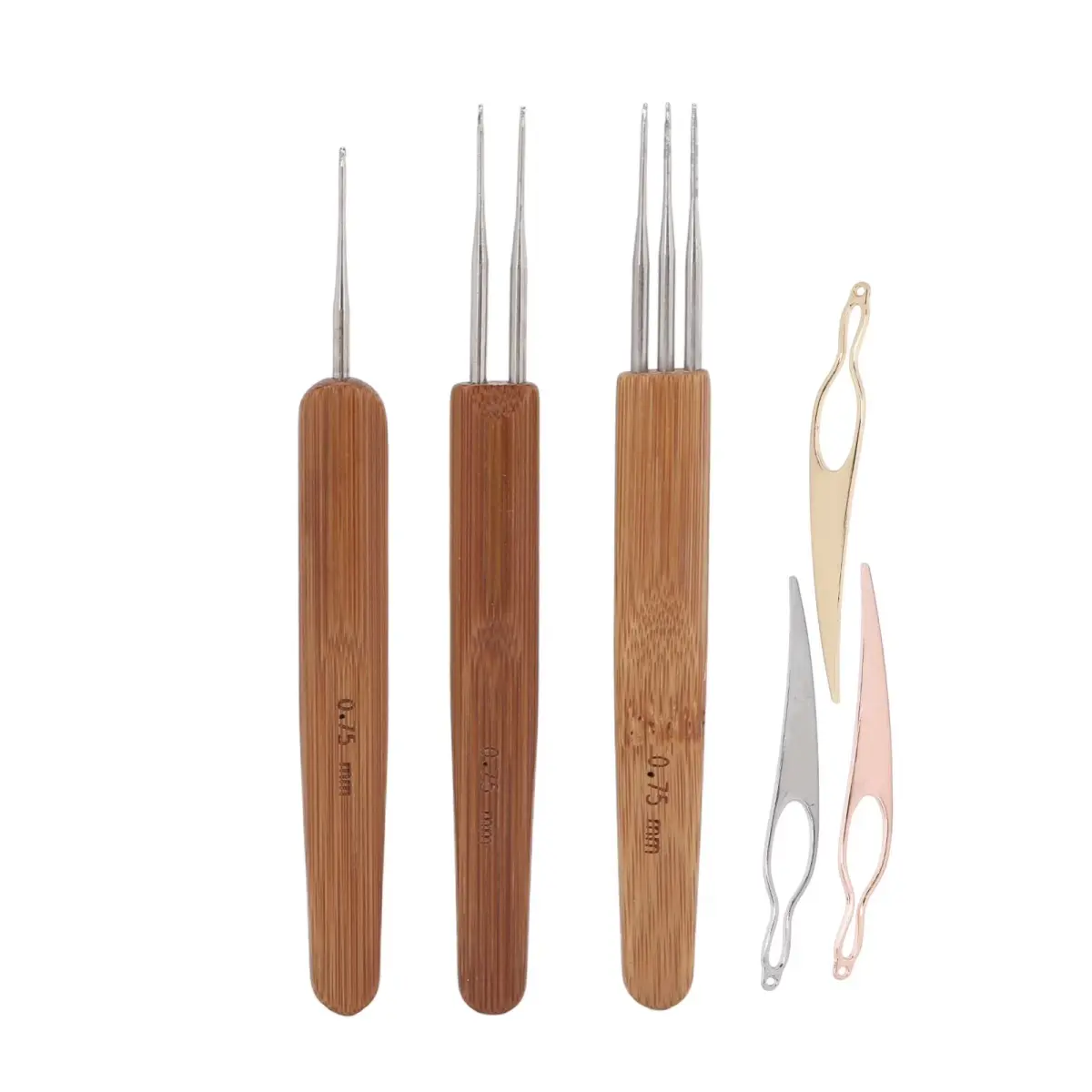 3Pieces Dreadlocks Crotchet Hooks Needles Set