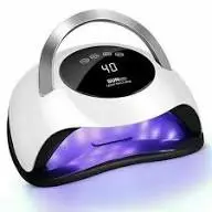 Nail Lamp Led Uv 120W With Display, Sun Bq5T
