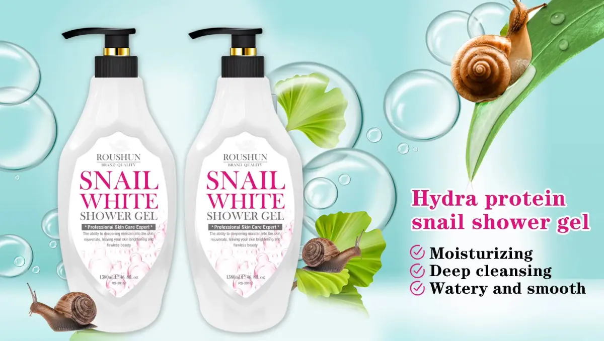 Roushun Snail White Shower Gel -1380Ml
