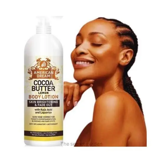 American Dream Cocoa Butter Lemon Body Oil Skin Brightening