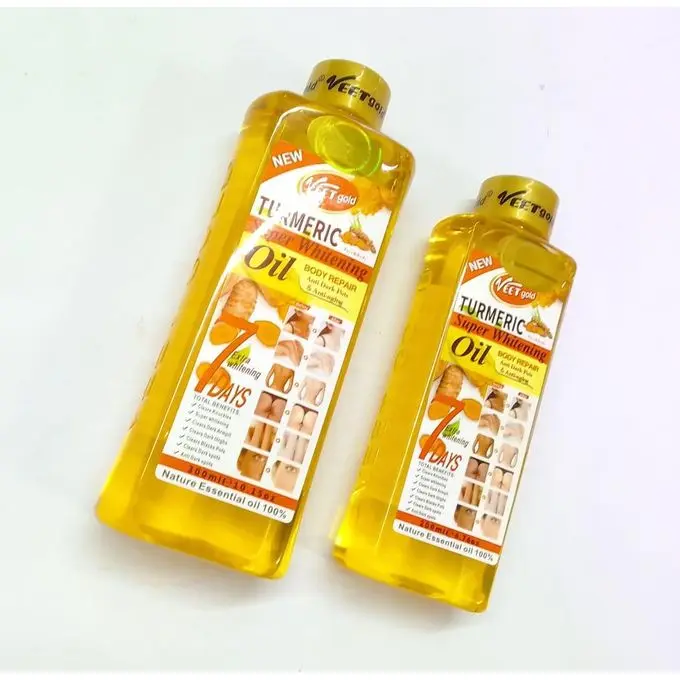 Veet Gold Tumeric Oil Whitening & Brightening Body Oil - 200Ml