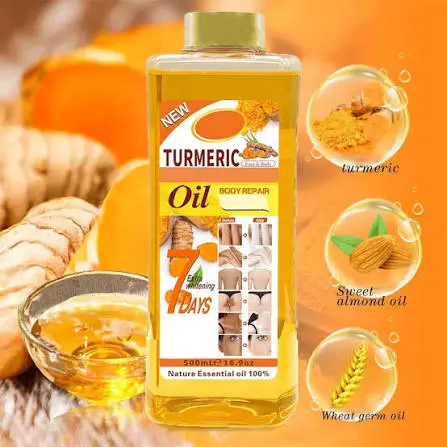 Veet Gold Tumeric Oil Whitening & Brightening Body Oil - 200Ml
