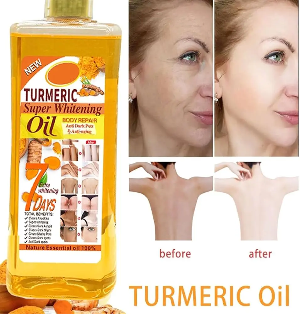 Veet Gold Tumeric Oil Whitening & Brightening Body Oil - 200Ml