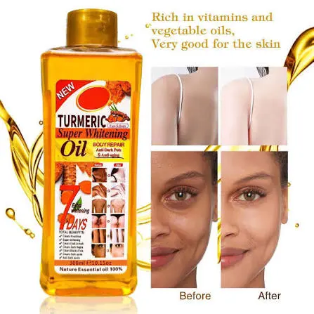 Veet Gold Tumeric Oil Whitening & Brightening Body Oil - 200Ml