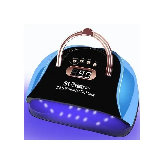 Sun 256W Uv Nail Dryer Lamp With Automatic Sensor 57 Uv Led Light For All Gels 4 Timer Professional Manicure Pedicure Nail Epuipment