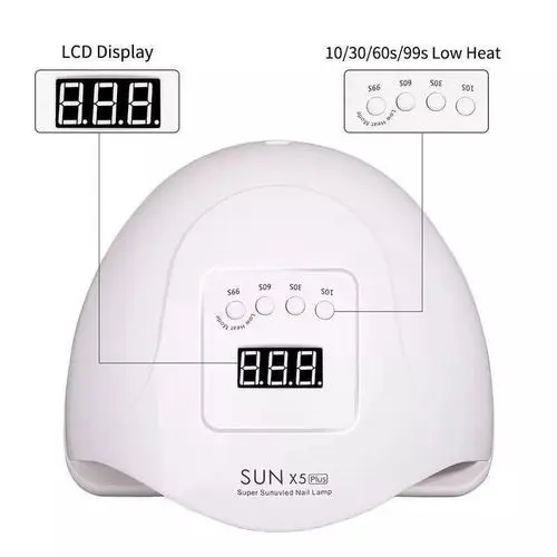 Sun X5 180Watts Professional Uv Led Nail Lamp Dryer Gel Polish