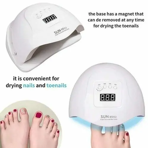 Sun X5 180Watts Professional Uv Led Nail Lamp Dryer Gel Polish