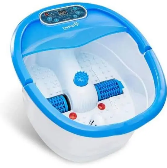 Ceriotti Professional Foot Spa Massager – Electric Foot Bath With Heat, Bubbles & Vibration Therapy