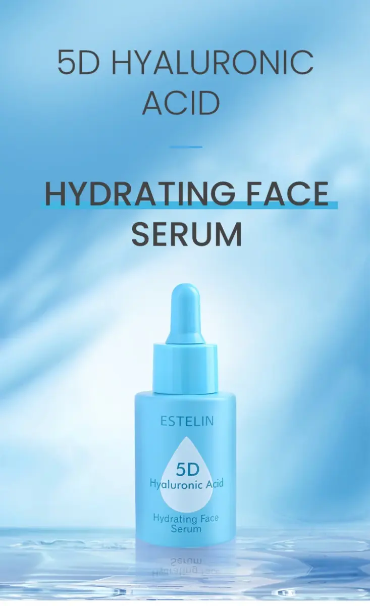Estelin 5D Hyaluronic Acid Hydrating Face Serum - 30Ml