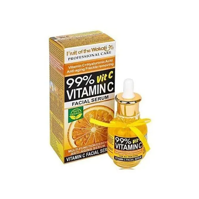 Fruit Of The Wokali 99%Vit C+Hyaluronic Acid Facial Serum
