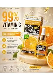Fruit Of The Wokali 99%Vit C+Hyaluronic Acid Facial Serum