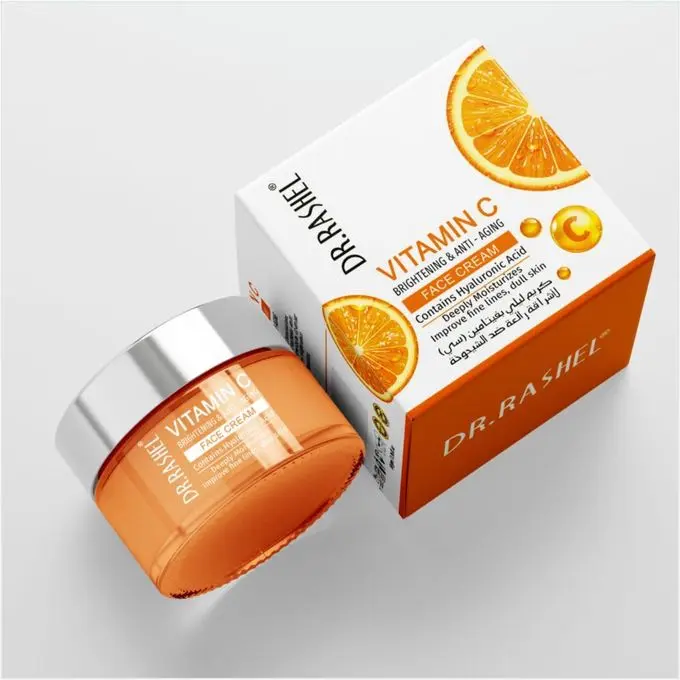 Vitamin C Dr Rashel Face Cream - Brightening, Anti-Aging With Hyaluronic Acid & Collagen