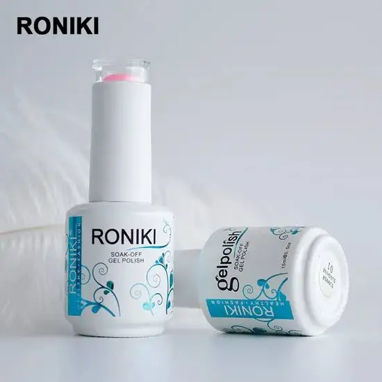 Roniki 1Pc Soft Pink Color Uv & Led Nail Polish Gel