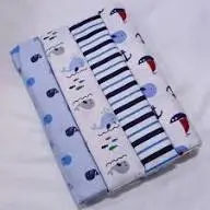 4Pc Soft Flannel Receiving