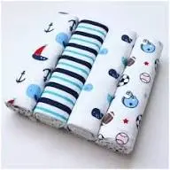 4Pc Soft Flannel Receiving