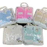 Generic Cute 8Pc Heavy Cotton Newborn Receiving Set