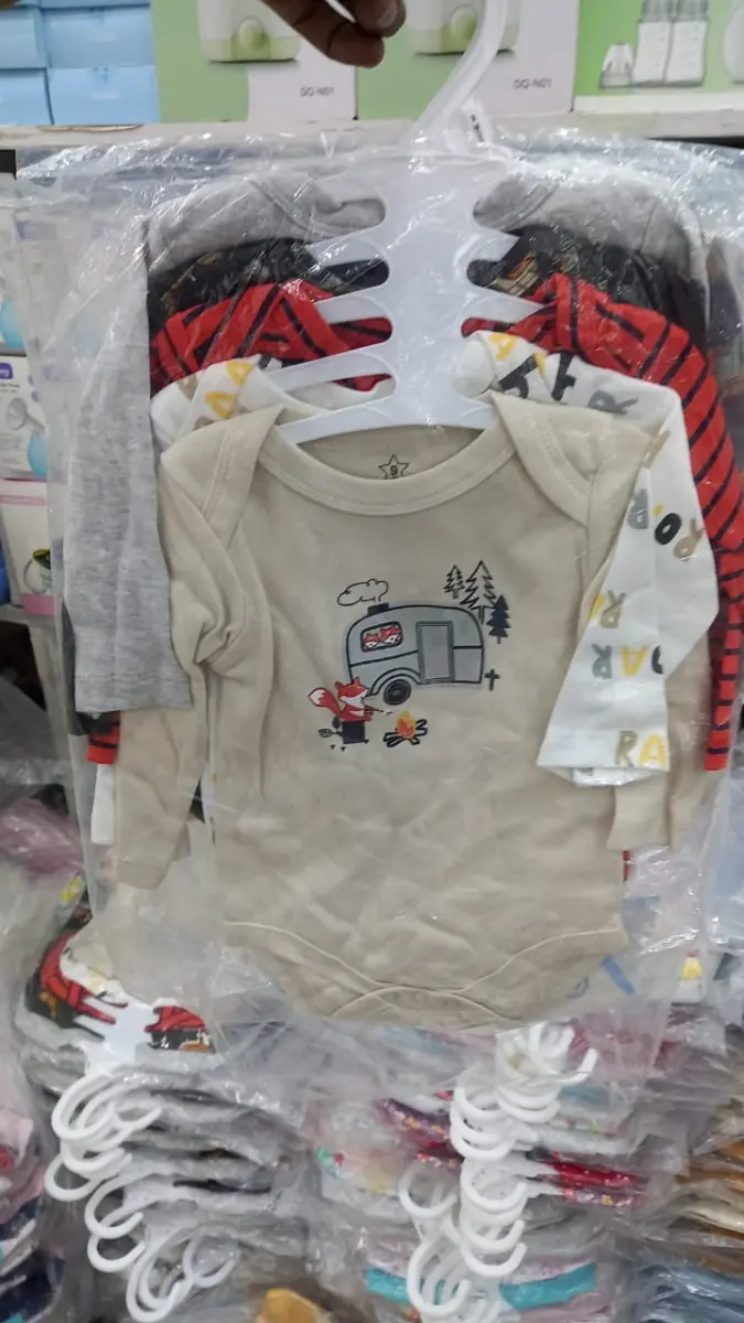 5 In 1 Cotton Short Sleeve Baby Bodysuits Baby