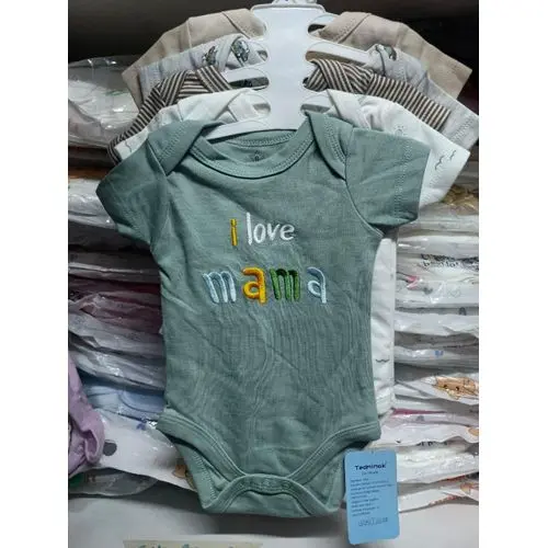 5 In 1 Cotton Short Sleeve Baby Bodysuits Baby