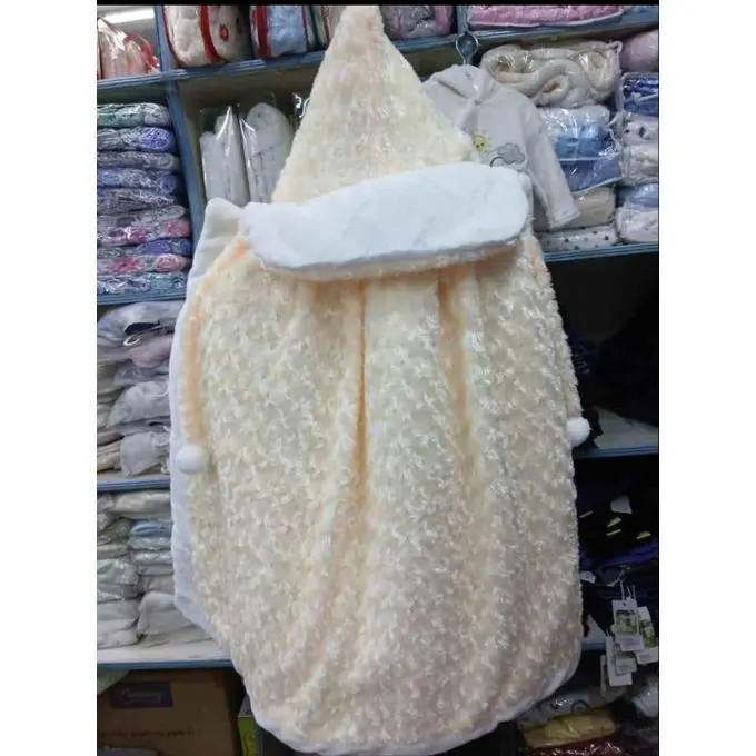 Generic Quality Large Hooded Baby Shawl