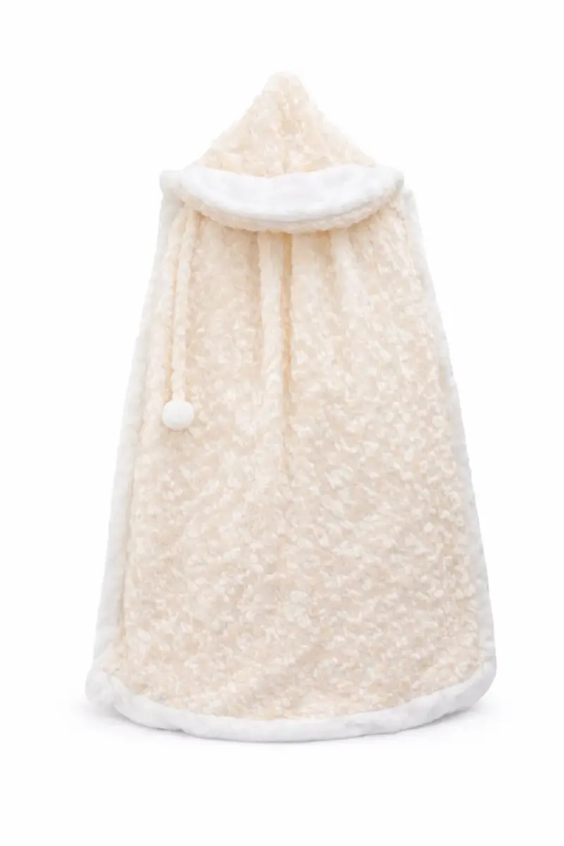 Generic Quality Large Hooded Baby Shawl