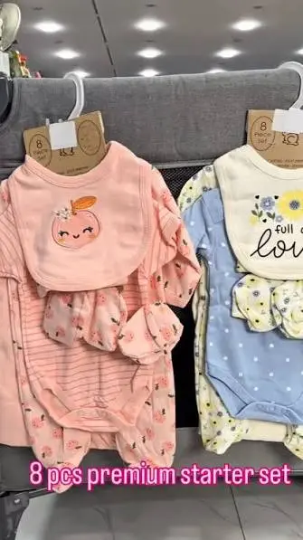 Fancy Newborn Receiving Set Cotton (8Pc)