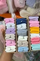 12 Pieces Baby Bootie Socks