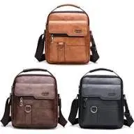 Jeep Buluo Men’s Pu Leather Crossbody Bag