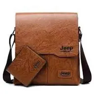 Jeep Buluo Men’s Pu Leather Crossbody Bag