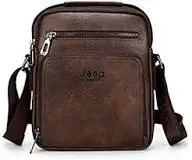 Jeep Buluo Men’s Pu Leather Crossbody Bag