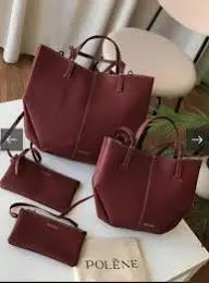 Polène Cyme Small Tote Bag With Pouch