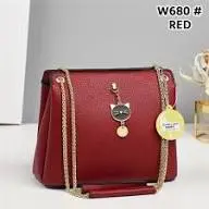 Fashion Black Leather Shoulder Bags Sling Bag For Women
