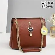 Fashion Black Leather Shoulder Bags Sling Bag For Women