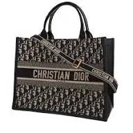 Fioure Signature Monogram Tote Bag Black | Luxury Women's Handbag
