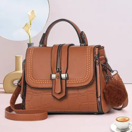 Fashion Pu Leather Shoulder Bags Ladies Cross-Body Bags
