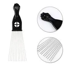 Afro Comb Metal Large