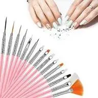 Generic Nail Art Brushes,3D Nail Art Paiting Polish Design