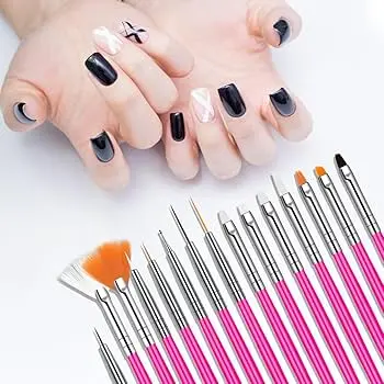 Generic Nail Art Brushes,3D Nail Art Paiting Polish Design