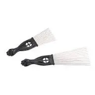 Fashion Metal Afro Comb Afro Pick Tool - Wide Toothed Comb