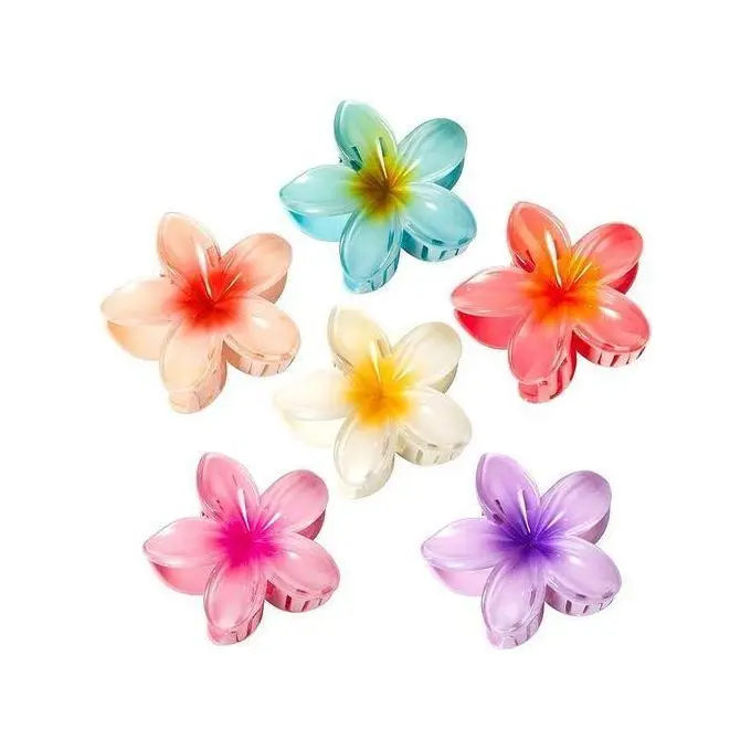 Big Sized Moana Clips Flower Hair Claw Clips For Women