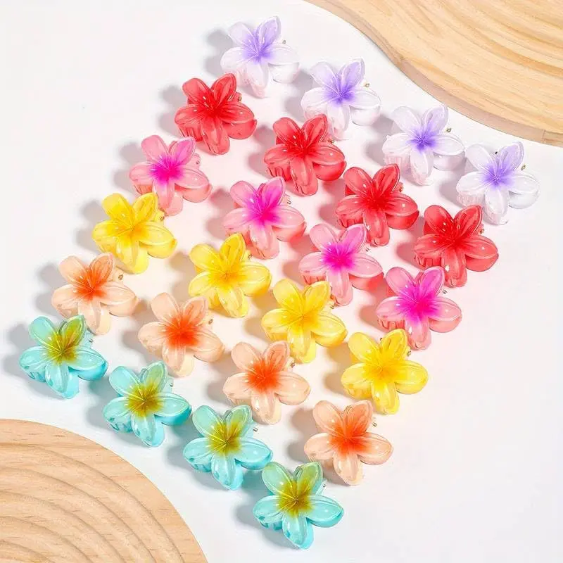 Big Sized Moana Clips Flower Hair Claw Clips For Women